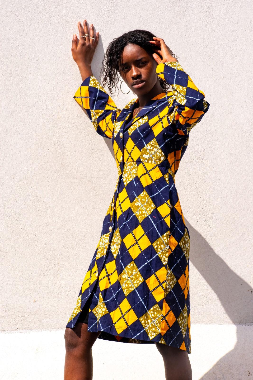 robe chemise - look'afrik paris