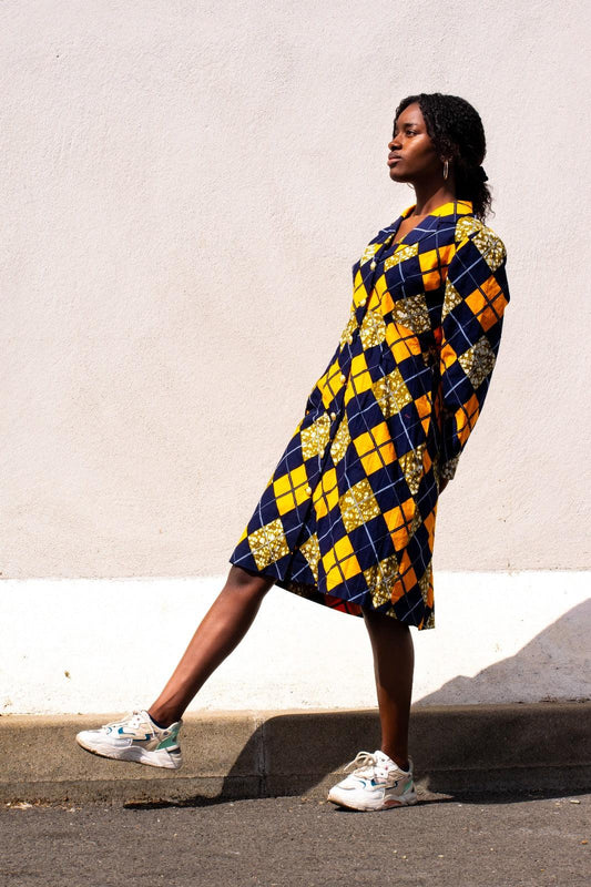 robe chemise - look'afrik paris