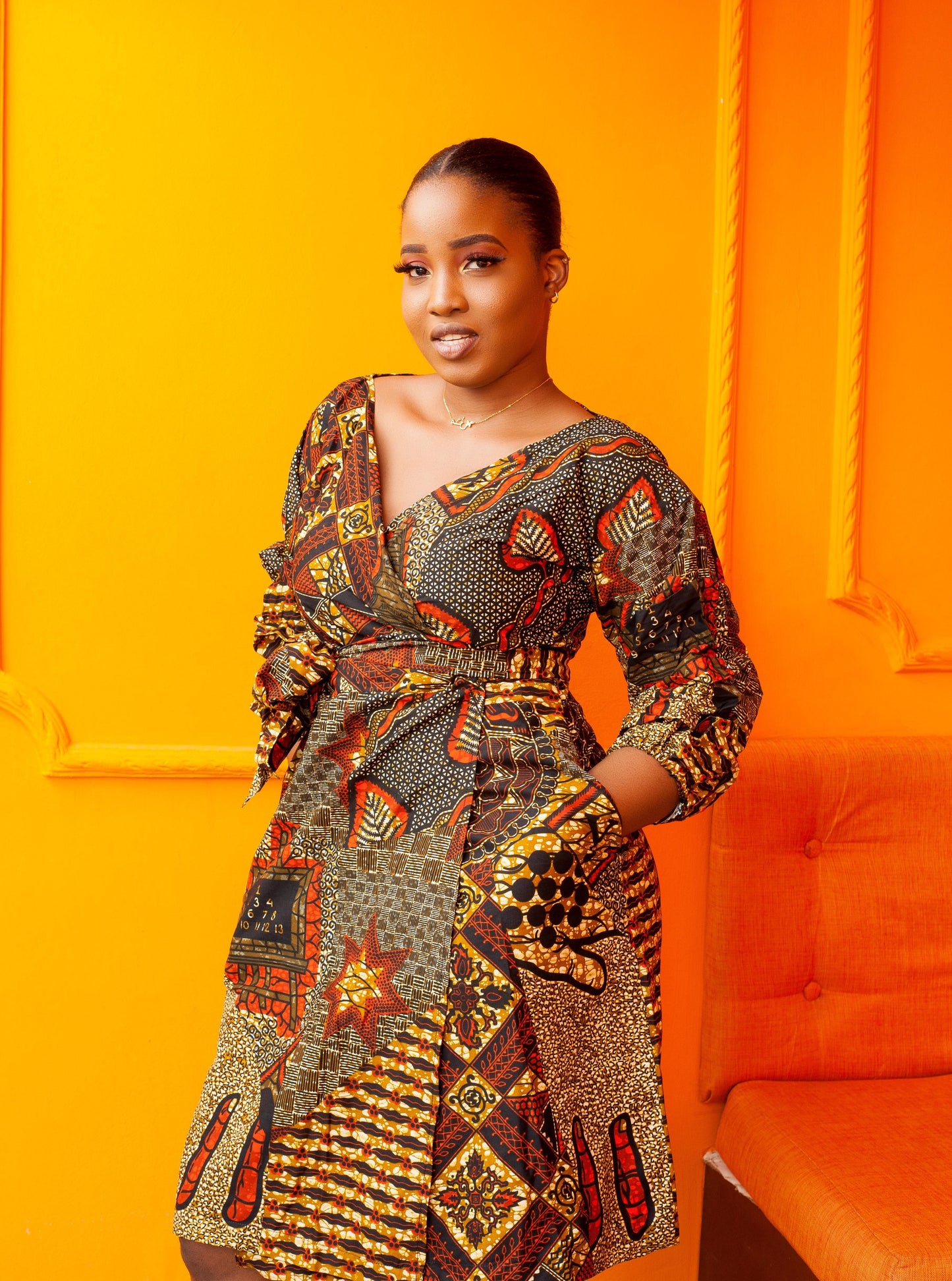 robe cache coeur - look'afrik paris