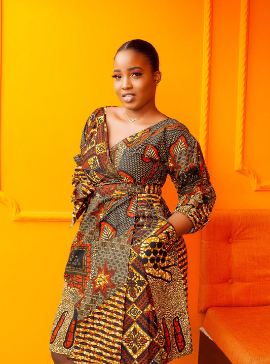 robe cache coeur - look'afrik paris