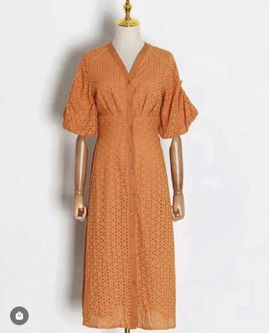 Robe broderie Anglaise - look'afrik paris