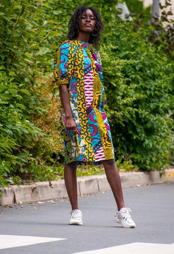 Robe Patchwork éco responssable - look'afrik paris